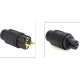 Juego de conectores Shucko-IEC Elecaudio RS-34 RS-24