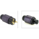 Juego de conectores Shucko-IEC Elecaudio RS-34 RS-24